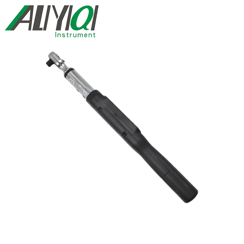 ALIYIQI 1/4  10N/30N Drive Buzzer & Four LED Lights Adjustable Digital Torque Wrench 2% Accuracy Bicycle Repair Torque Tool Key