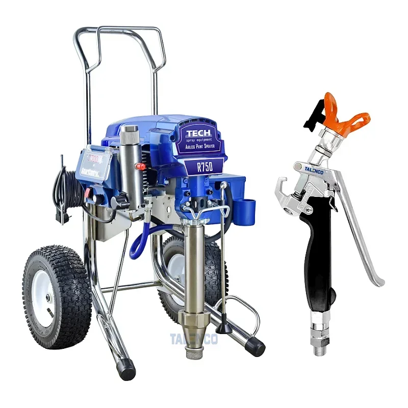 R750 3 In 1 Airless Sprayer For Paint , Heavy Coating and Texture Putty Airless Painting Machine