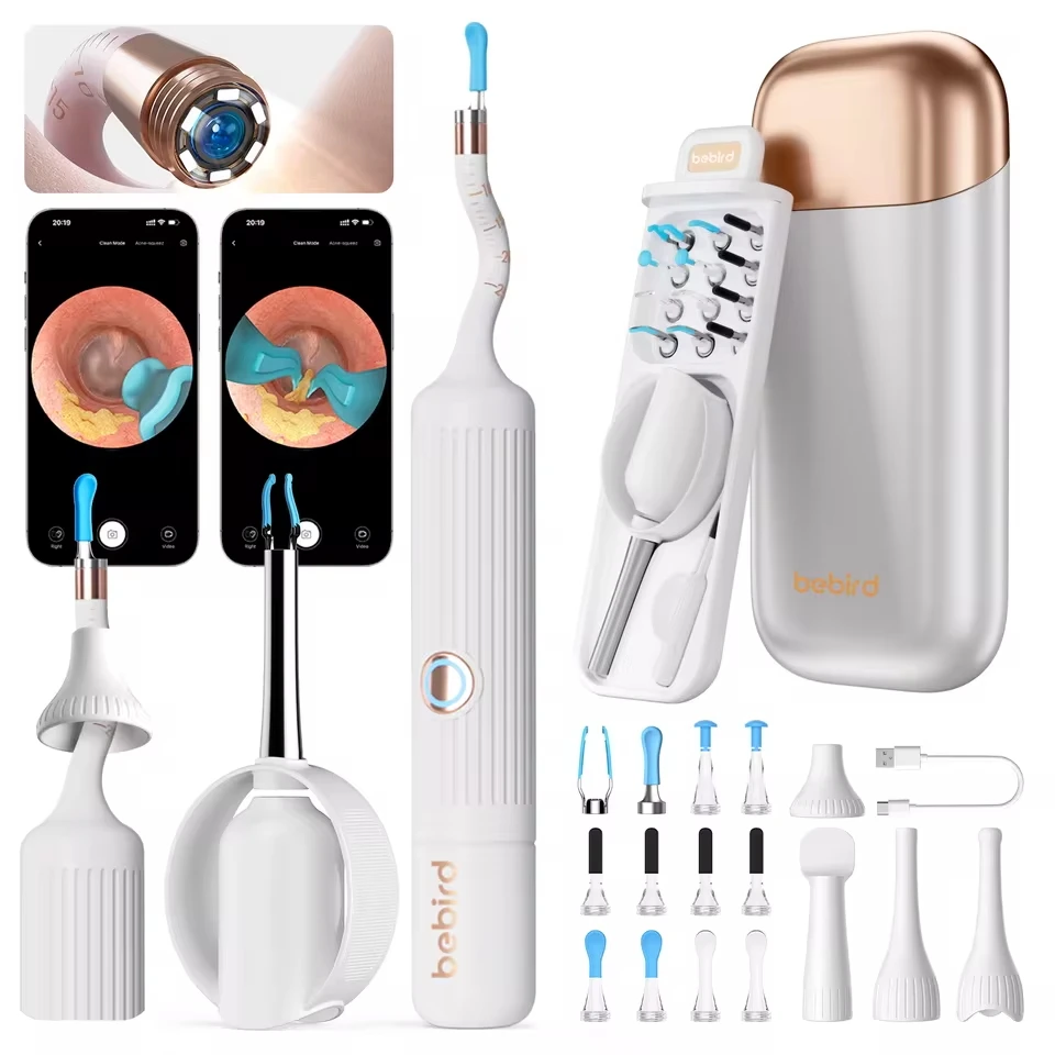 bebird-earsight-plus-r37r-i35r-ear-cleaner-with-bendable-hd-clipable-tweezers-visual-earpick-and-earwax-removal-health-care-kits