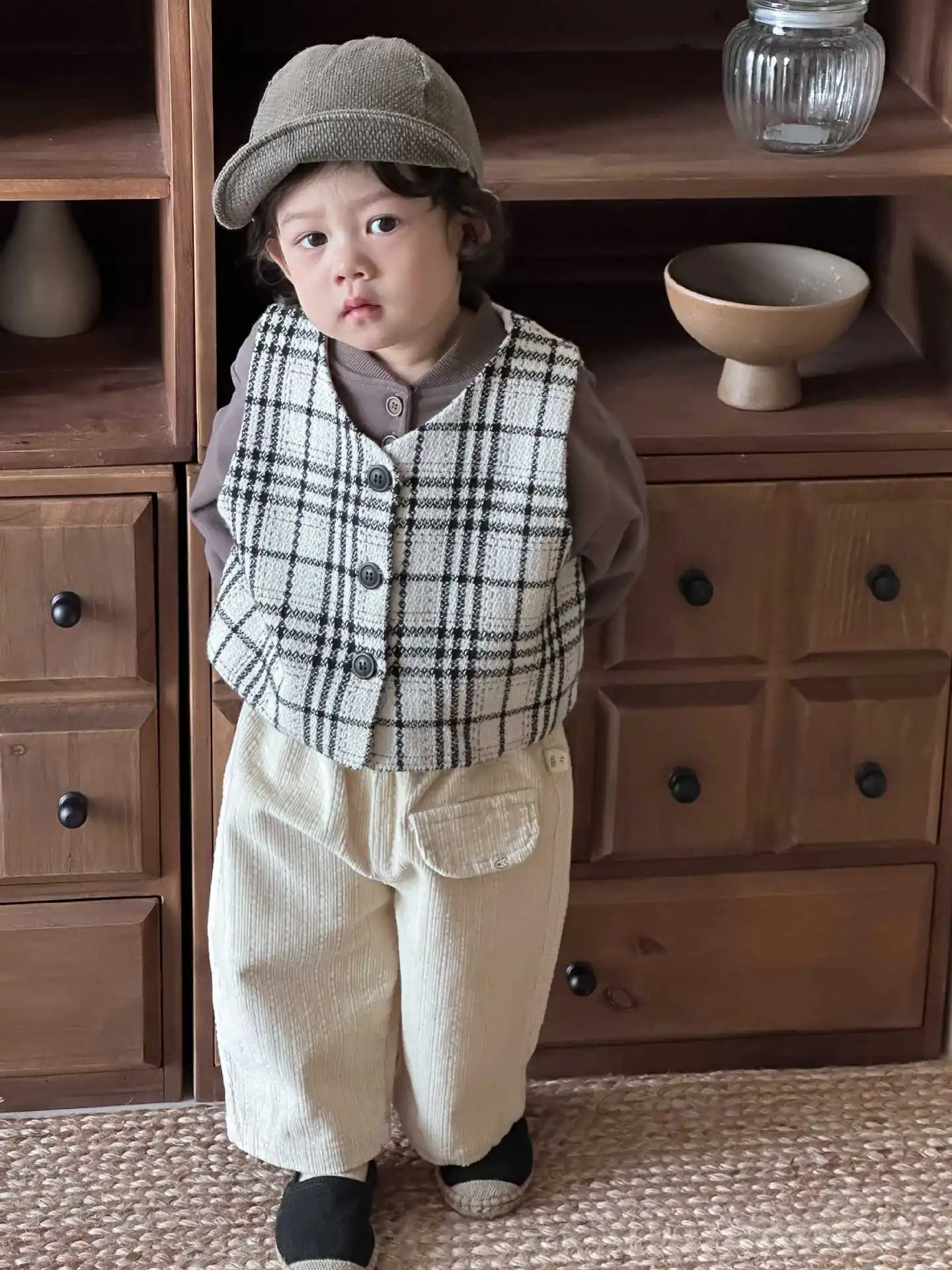 2025 outono novo bebê manga longa moletom sólido infantil solto algodão pulôver meninos meninas moletom casual roupas da criança