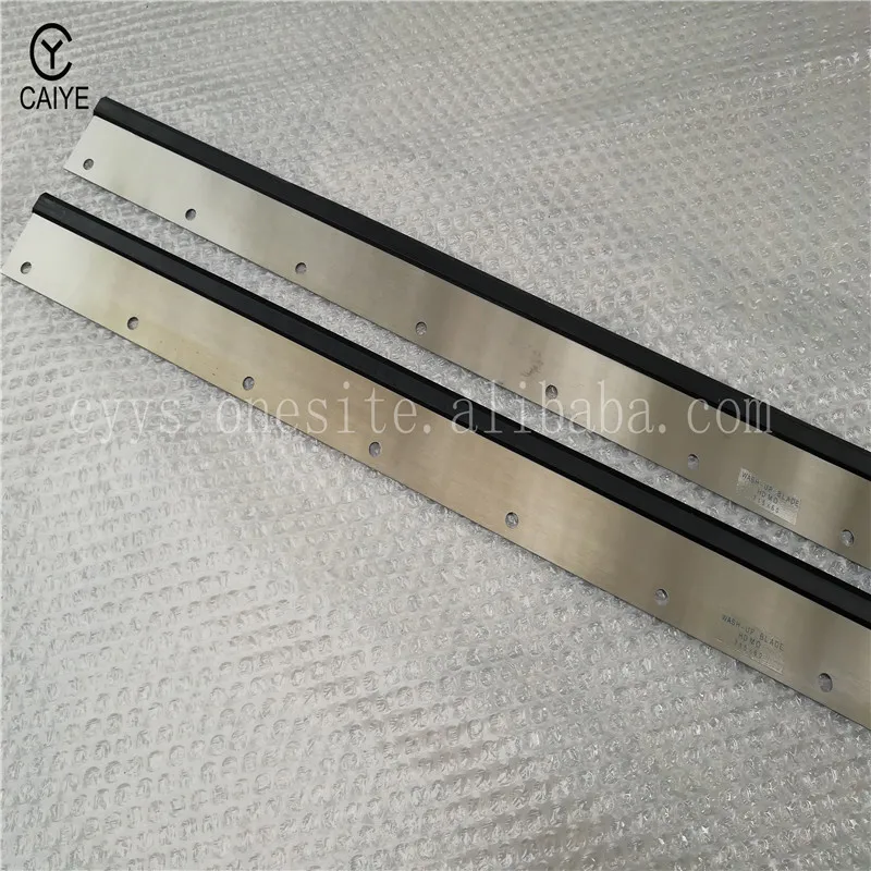 High Quality 715x60x0.5mm MO Wash Up Blade 58.010.180 8 holes Offset Printing Machine Parts