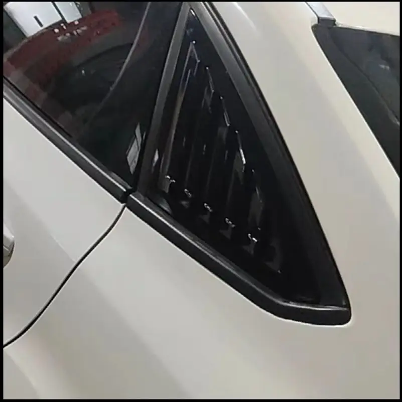 

Для Ford Focus Sedan 2011-2017 ABS углеродное волокно вид цвет окна боковые жалюзи вентиляционное отверстие украшение крышка наклейка отделка Стайлинг автомобиля