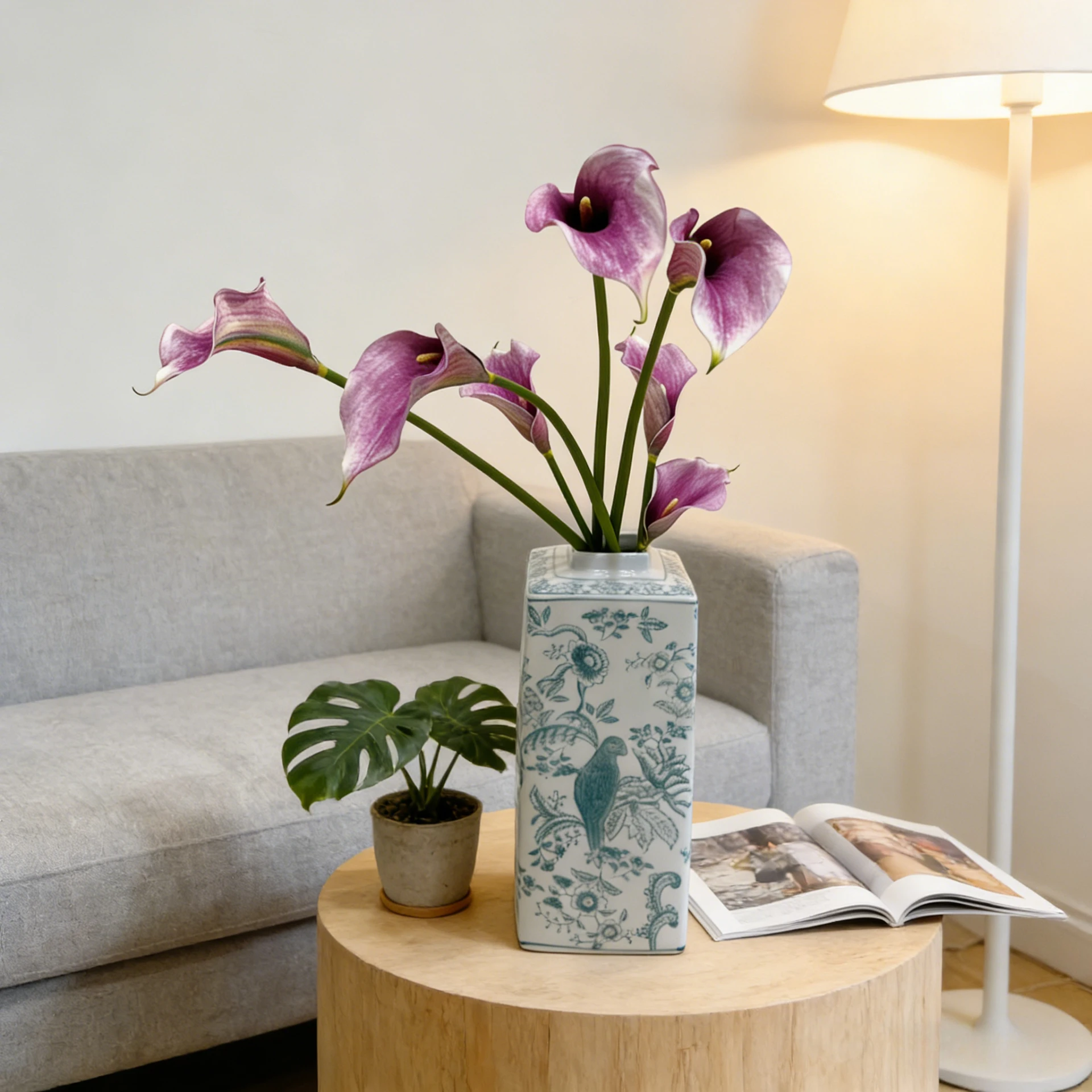 18.9 Inch Single Stem Artificial Calla Lily for Wedding Home Hotel Lobby Floral Wall Decor Display Arrangement Photography Props