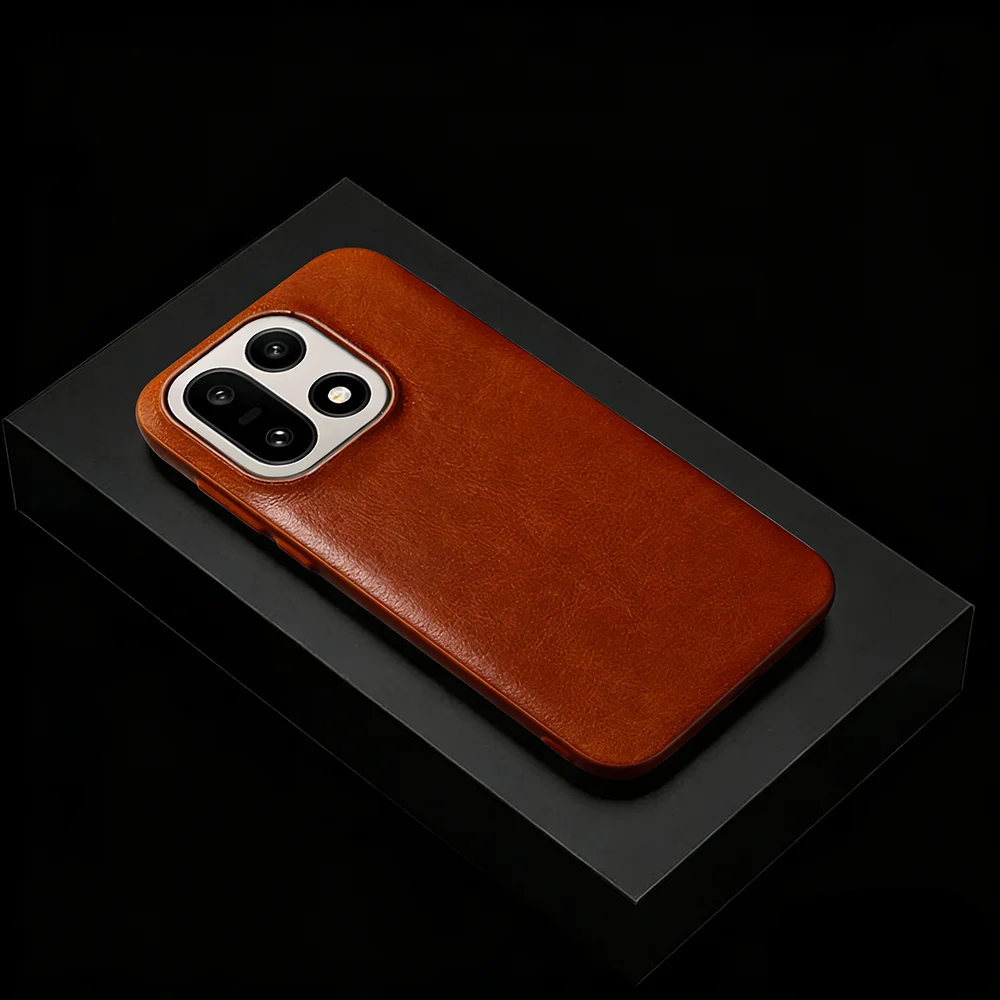 

For OnePlus 15 13s 13T Genuine Leather Case For OnePlus Ace 5 Pro 3 2 11 12 9 9RT 10 Pro Nord N100 Back Cover Case Coque Funda