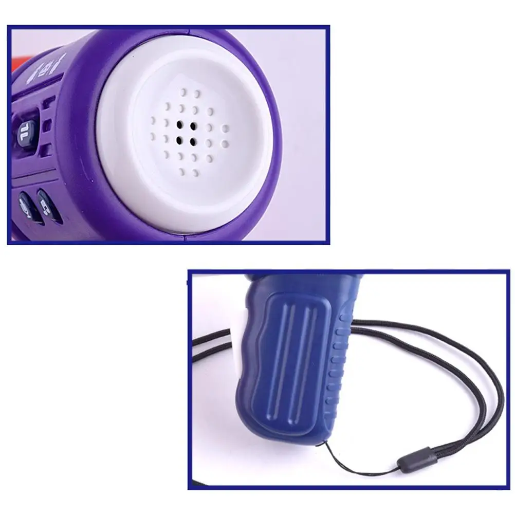 

Handheld Megaphone Mini Speaker Voice Changing Loudspeaker Toy Kids Child Premium Plastic Lightweight Portable Anti Slip Cute