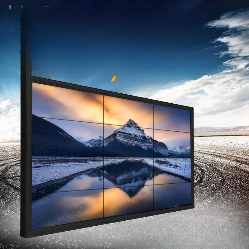 46 49 55 inch 3.5mm monitoring command display high-definition large screen wall LCD splicing