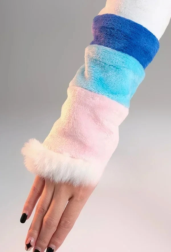 بدلة قطعة واحدة مثيرة بقلنسوة منفوشة ومشتقة جديدة لعام 2025 على شكل حرف V كاواي قطعة واحدة رومبير مع قلادة وجوارب أزياء تنكرية