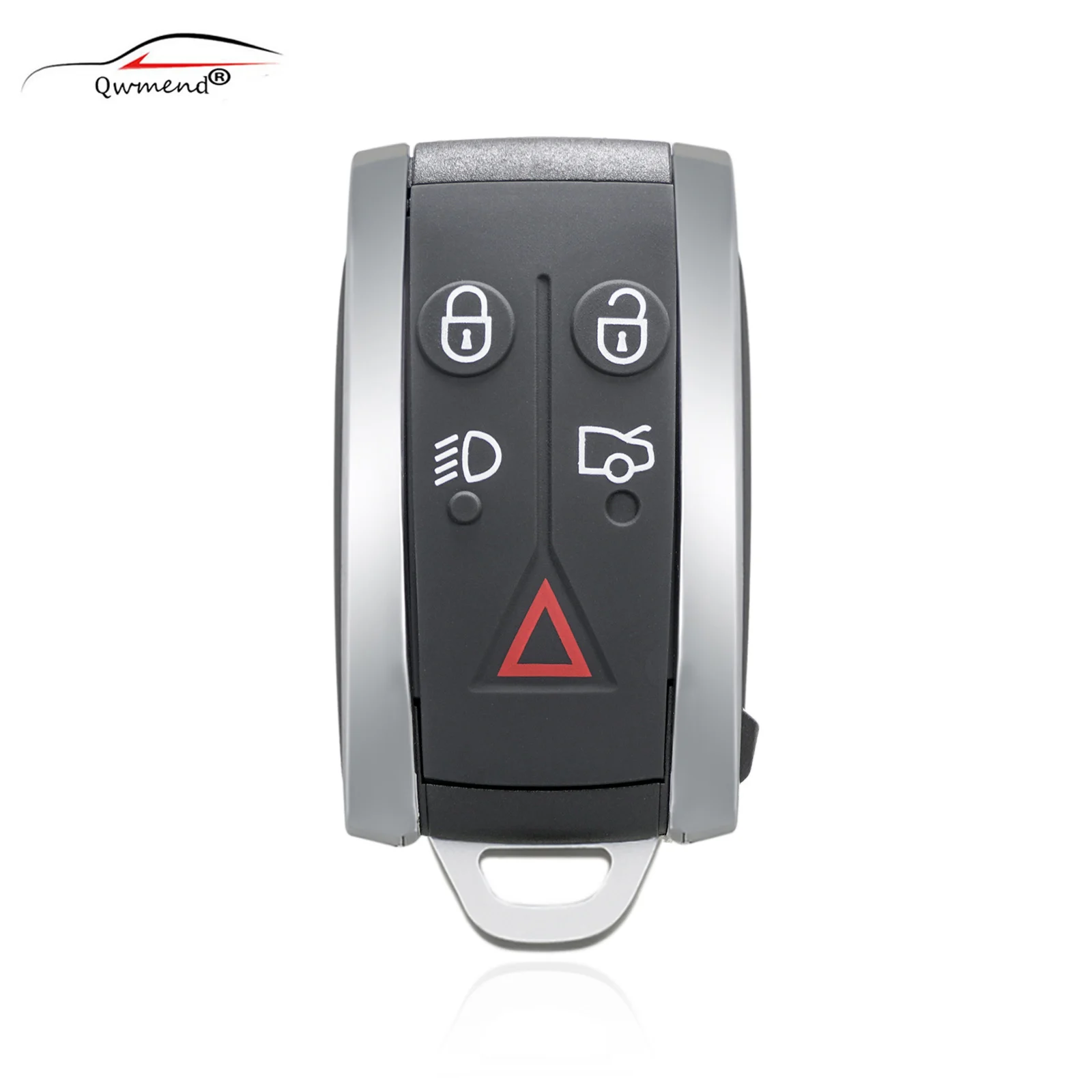 

QWMEND 315/433MHz Control Remote Car Key For Jaguar XF XFR XK XKR 2006-2013 KR55WK49244 ID46 PCF7953A Chip 5 Buttons