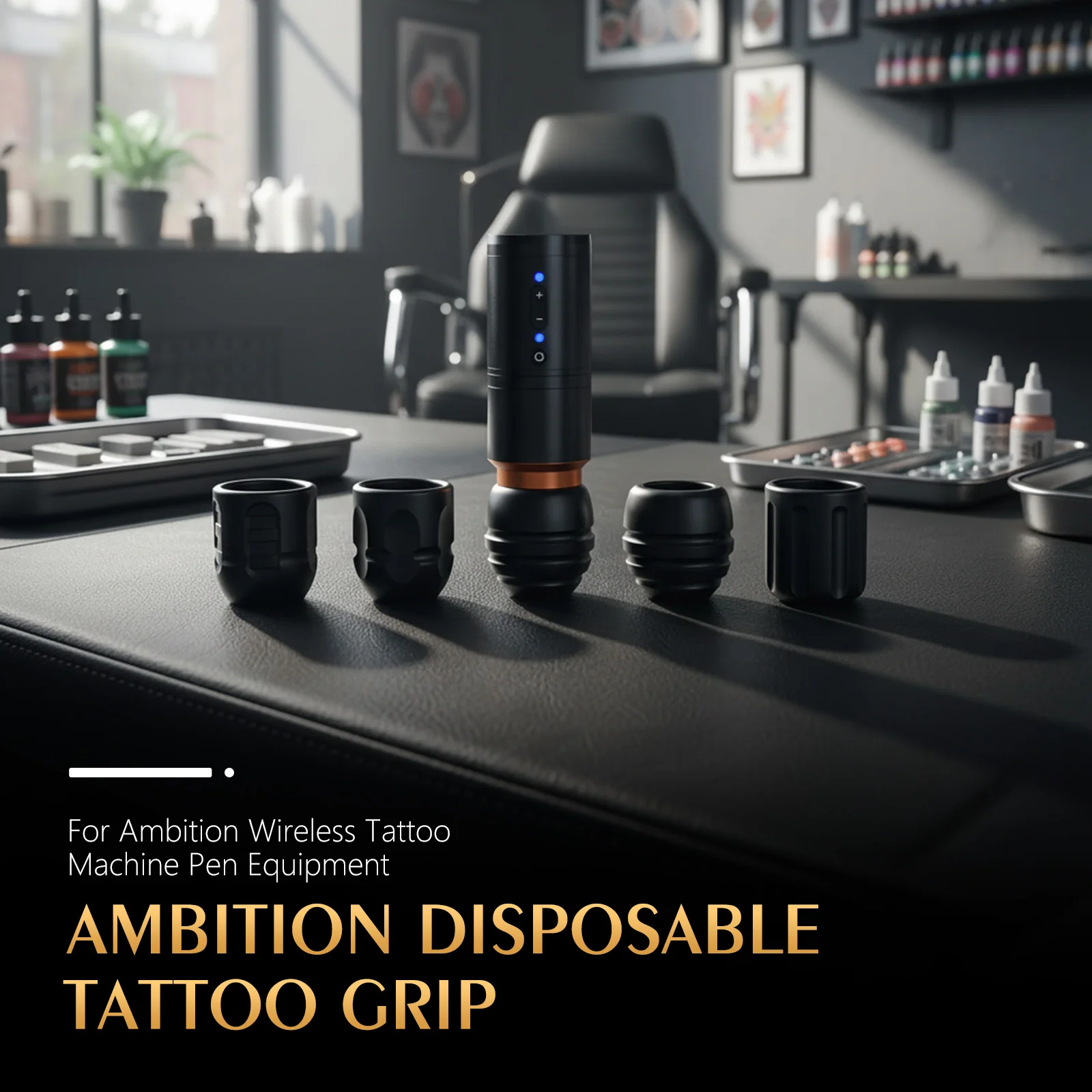 Ambition P2 C タトゥーグリップ 使い捨てゴム製 プロ仕様 ソルジャー