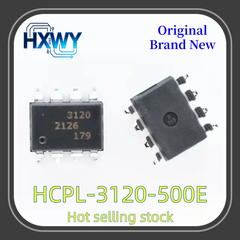 (5/20 pieces) HCPL-3120-500E silkscreened 3120 SOIC-8 optocoupler driver chip New Electronic Parts Fast Delivery High Qualit