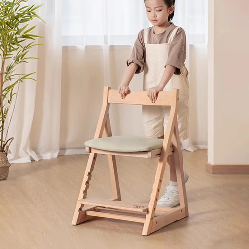 

Chair Kids Wood Designer School Furniture Children's Stool Chairs Growing Party Events Armchair Fotel Dla Dziecka Child Room