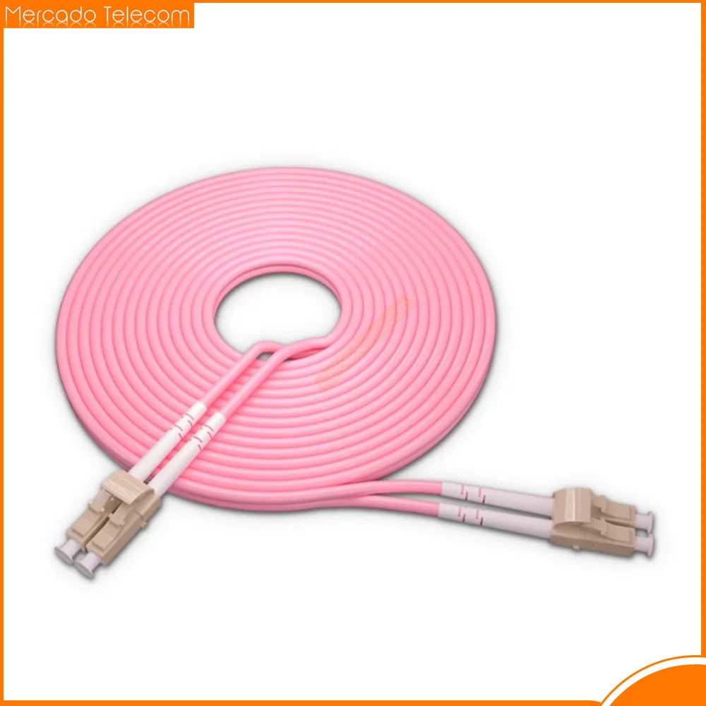 

OM4 10G Multimode Fiber Optic Patch Cord 1-100m 50/125 2.00mm 10/40/100Gbps 2 core Duplex Fiber Jumper