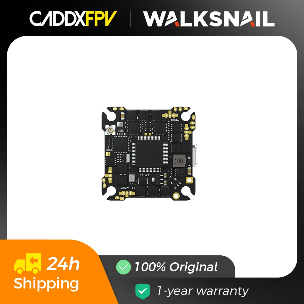 

CADDXFPV CADDXF4_AIO_ELRS AIO Контроллер полета 20A ESC 4-в-1 3 ~ 4S Lipo/Lihv для RC FPV Зубочистка Гоночный дрон