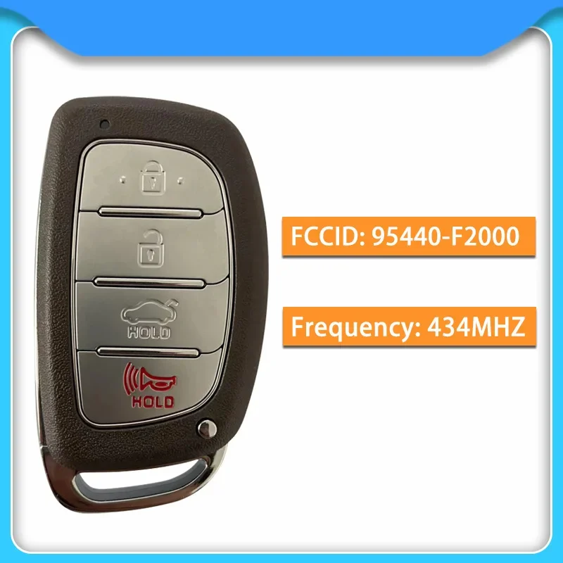 

Remote Control Key For Hyundai Elantra 2016-2019 CQOFD00120 95440-F2000/F3000 8A Chip 433MHz Promixity Card