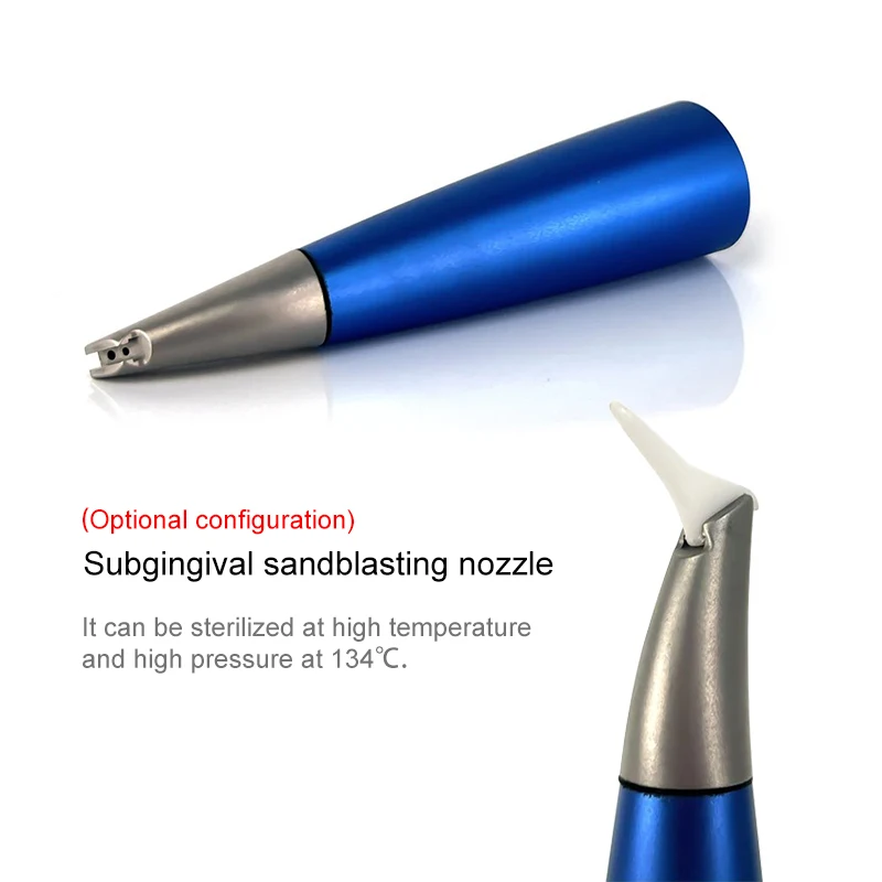 

VVDental JET PRO Air Polisher Supragingival Subgingival Dental Sandblaster 4/2 Holes 0.7mm Nozzle Teeth Cleaning Dental Unit