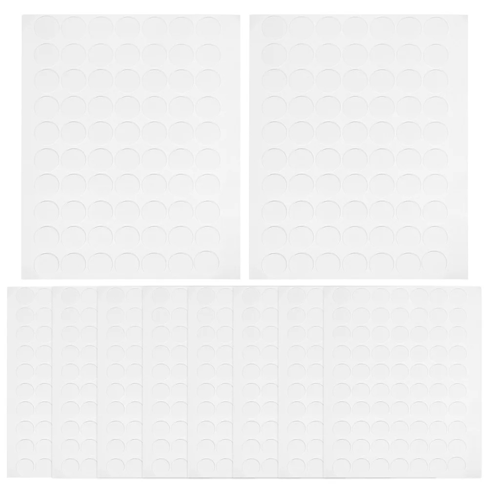 20 Sheet Double-sided Adhesive Pad Circle Dot Stickers Removable Dots Round Label Glue Points It Can Move