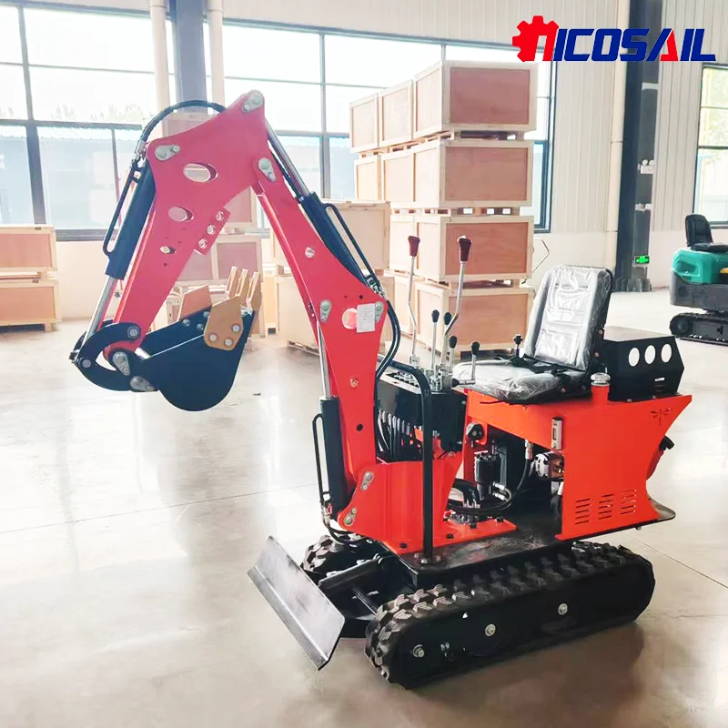 

Nicosai Multi-functional Mini Excavator OKW08 636kg Compact Digger for Narrow Space Work