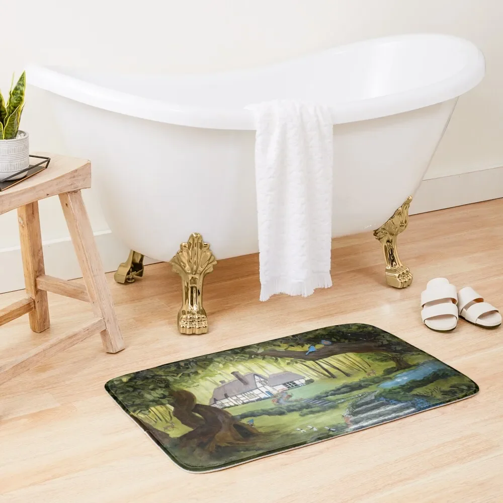 

Whimsical Cottage in the Enchanted Woods Bath Mat Kitchen Sets Of Bathroom Accessories Mat