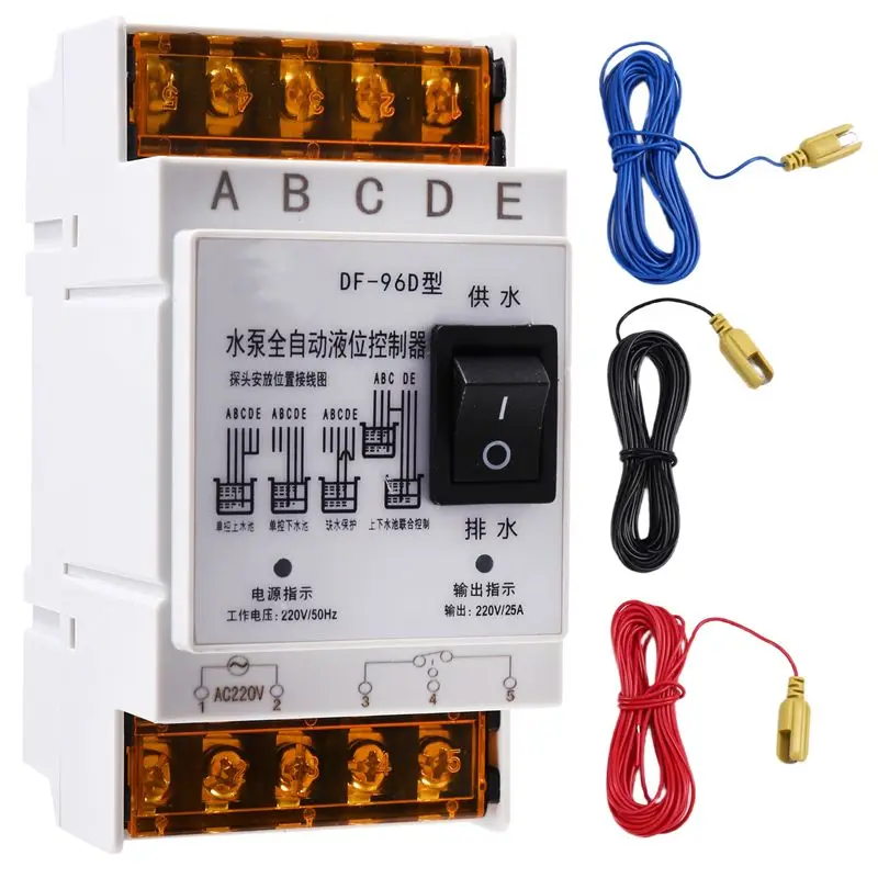 

Контроллер уровня воды AT13, датчик уровня жидкости, полностью автоматический контроллер уровня воды для водонапорных башен, модель B