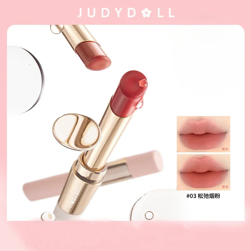 

JUDYDOLL thin tube lipstick collagen pen matte moisturizing double-ended lipstick with lip brush