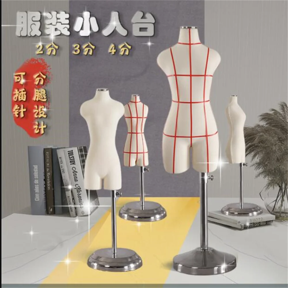 2024 Female Mannequin Body Sewing for Clothes Model Busto Dresses with Trouser Legs Bust Can Pin 2Style E015