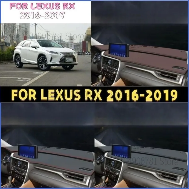 

FOR LEXUS RX 2016-2019 Car Dash Mat Dashmat Dashboard Mat Cover Sun Shade Dash Board Cover Carpet Accessories