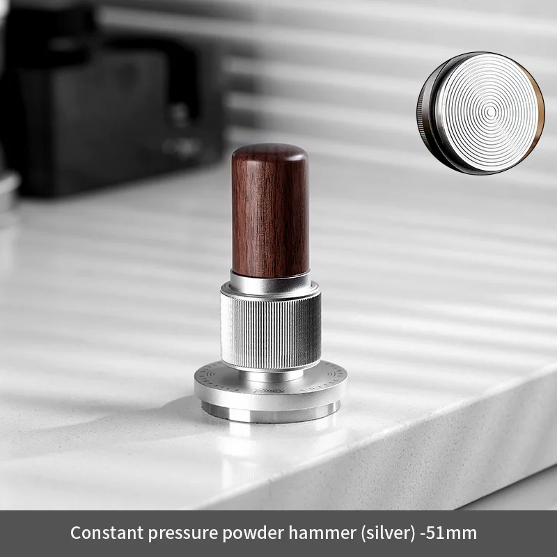 BINCOO 51/58mm 30Ib Constante Druk Koffie Sabotage & Distributeur met Aanstampen Basis Espresso Sabotage Set Thuis barista Accessoires