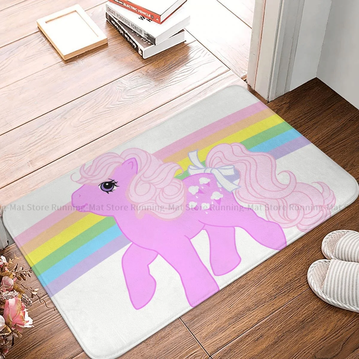 Unicorn Non-slip Doormat Bath Mat MLP Lickity Split Hallway Carpet Welcome Rug Bedroom Decor