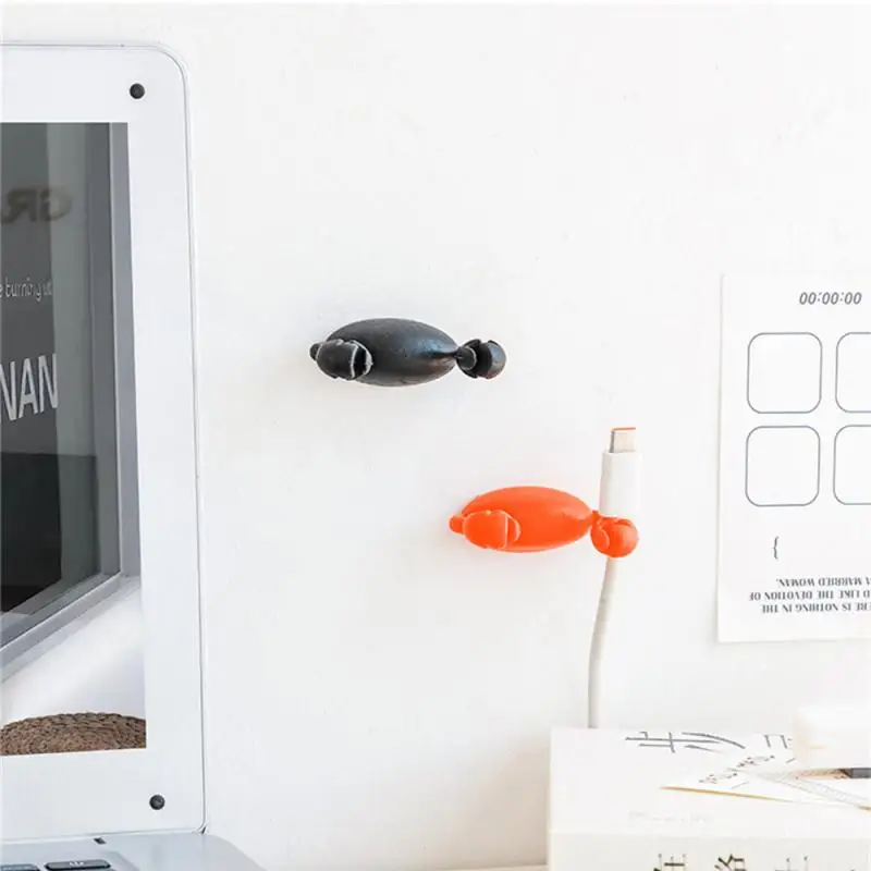 Coil Winding Hook Strong Adhesive Fun Line Management Convenient Hot Item Lovely Popular Practical Wire Management Tools Fixer