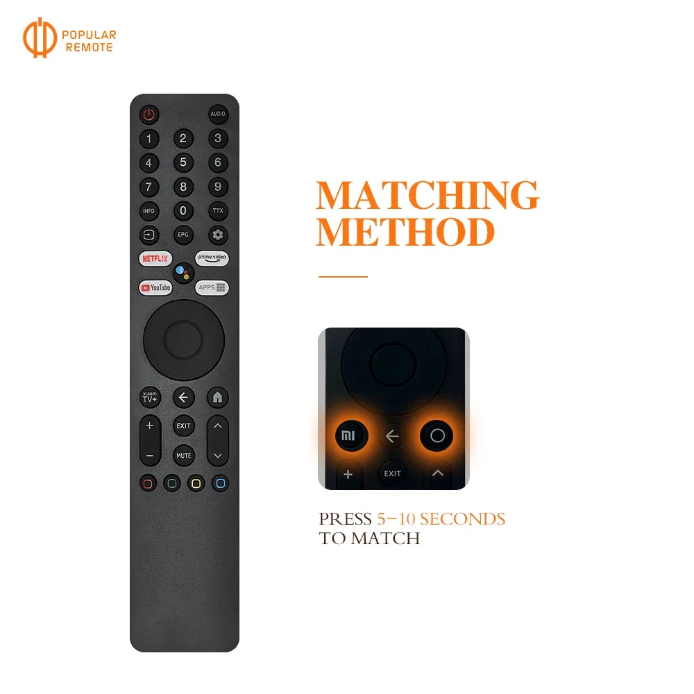 XMRM-ML Remote Control For Xiaomi Ultra 4k Qled Voice Android Tv Remote L55m7-q2me Q2