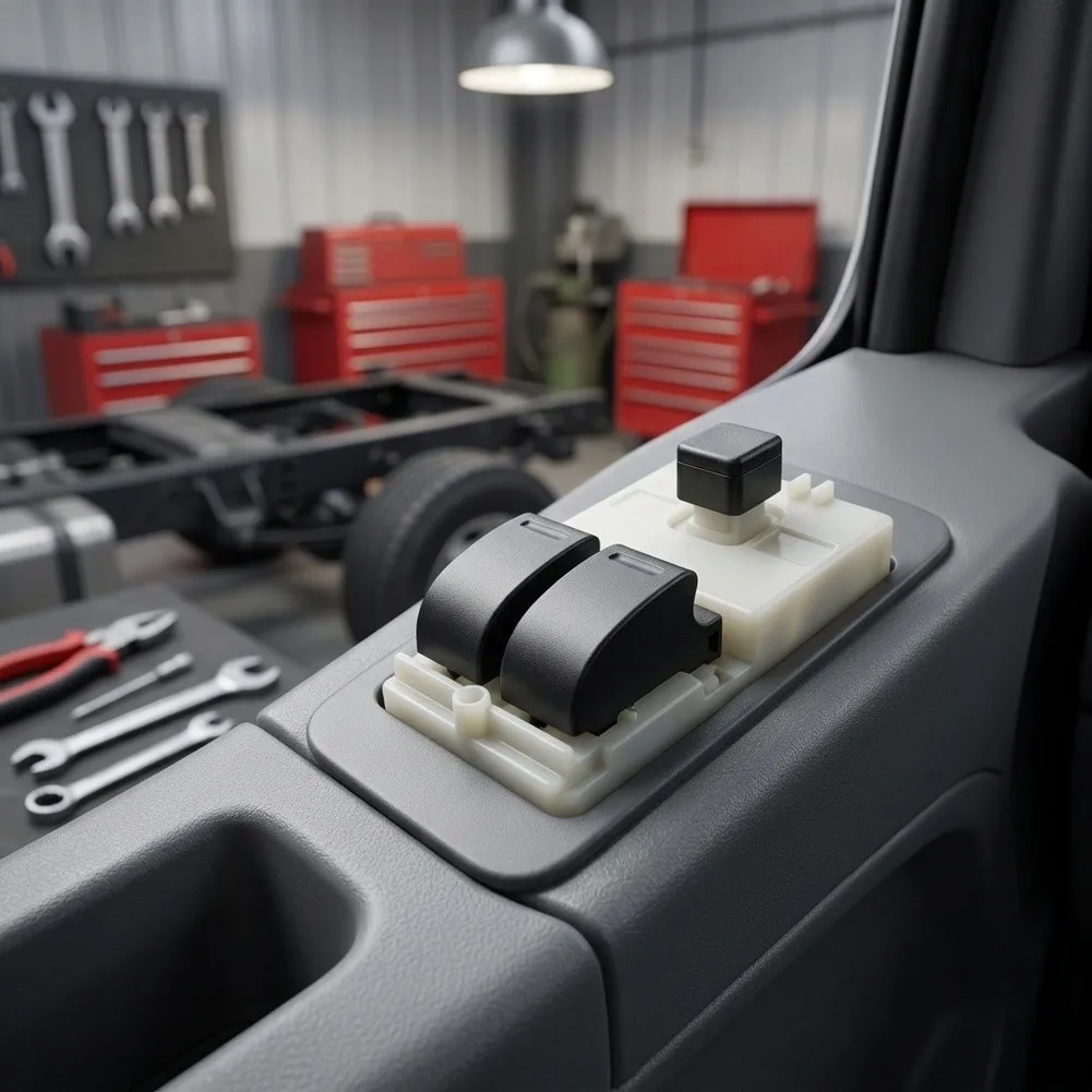 Front Left Power Window Switch Control for 24V Applications Compatible with Part 84810 E0040 Pin Configuration