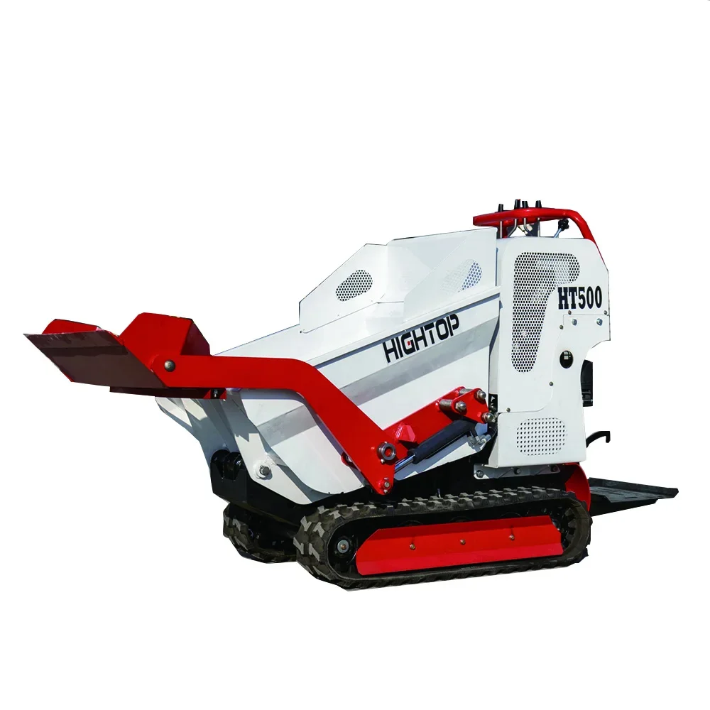 2022 New Hydraulic Small Crawler Truck Smart Mini Dumper For Sale Loading Capacity 500kgs