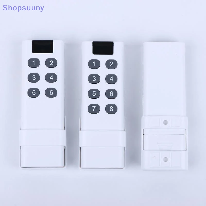 [SU]433MHz Wireless Learning Code Digital Remote Control Transmitter For Long Distance Wireless Remote Control With 4/6/8/10 Key