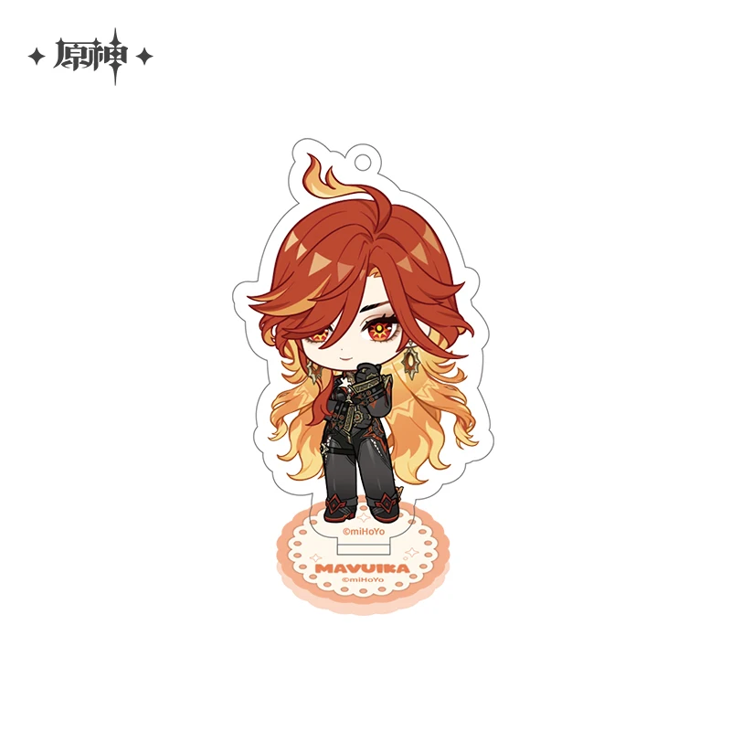 Game Genshin Impact Acrylic Standing Plates Yae Miko Alhaitham Furina Neuvillette Kinich Mualani Cute Stand Desk Decoration Gift