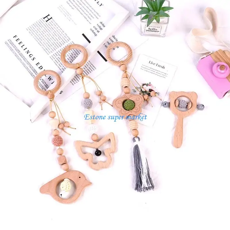 090B 4 PCS/SET MARCO GIMA BABY PIGTIZACIÓN MADERA TEATER MOLAR MOLAR ATRINGATOS Regalos