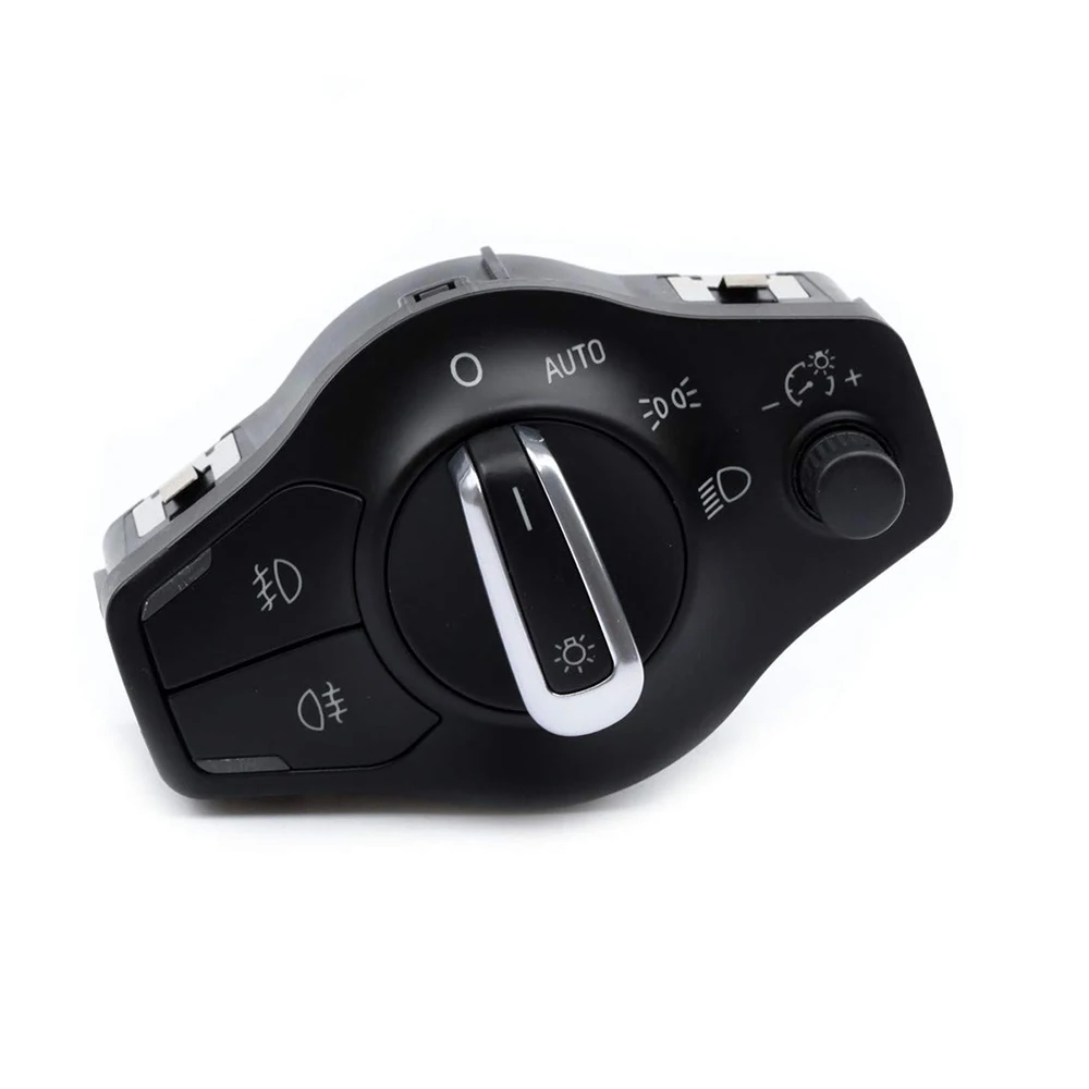 8K0941531AS Chrome AUTO Headlight Fog Light Switch Control For Audi A4 2009-2014 B8 S4 A5 S5 Q5 2009-2014  8K0941531AR