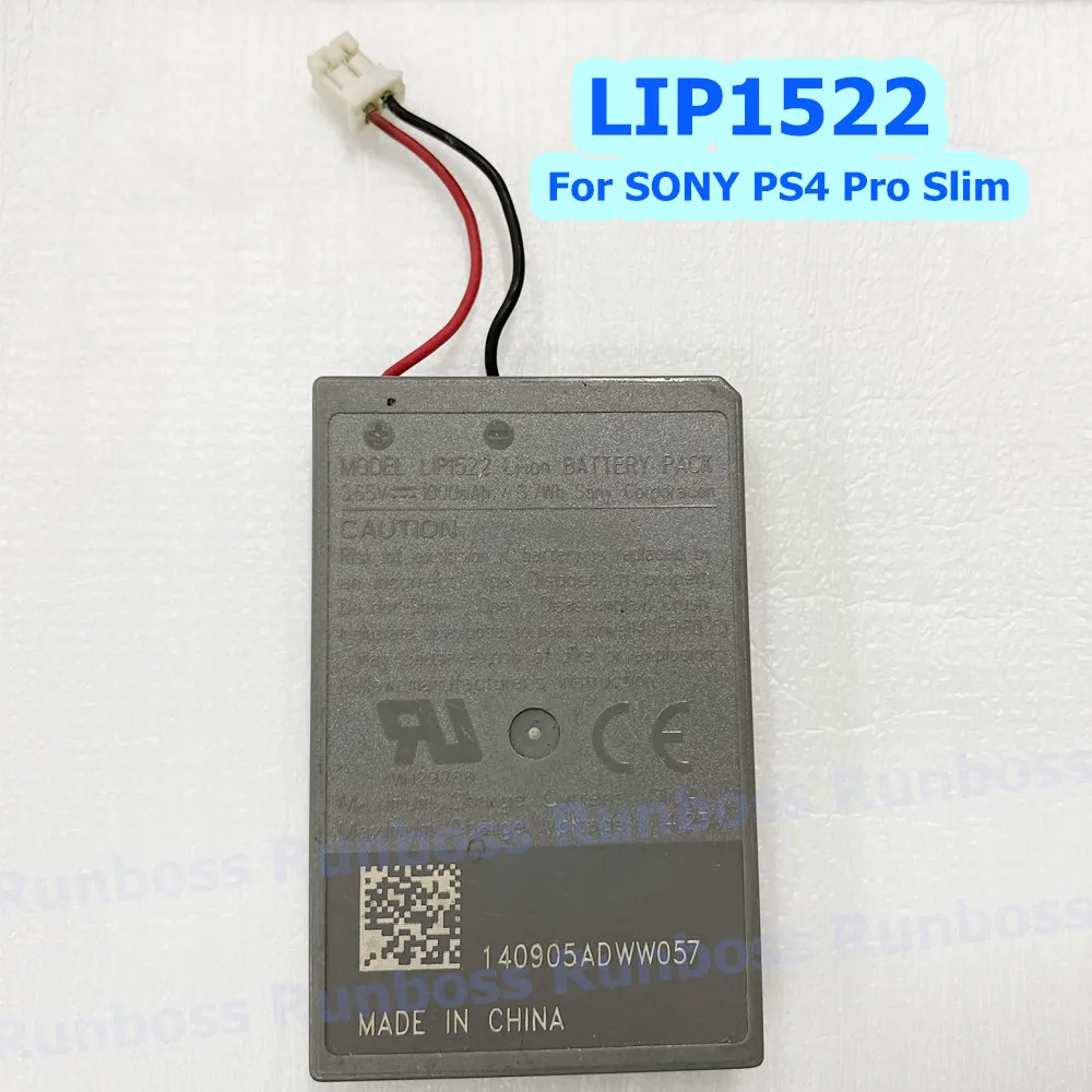 For SONY PS4 PRo Slim LIP1522 Dualshock 4 V1 V2 Wireless Controller Playstation GamePad 1000mAh Rechargeable Battery