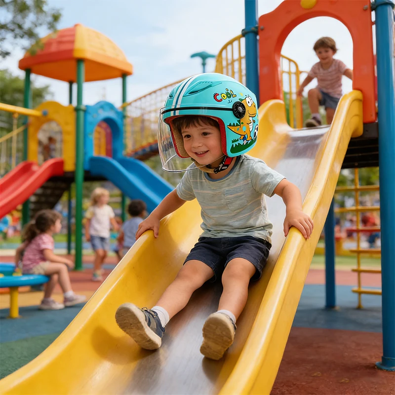 

Unisex Children's Half Helmet Electric Motorbike Bicycle Scooter All Weather Use Lightweight and Durable