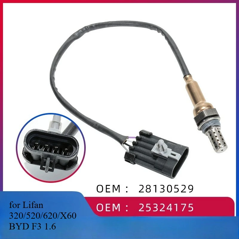 

25324175 28130529 Lambda Probe O2 Oxygen Sensor for Lifan 320/520/620/X60 BYD F3 1.6 Haval China 4G93 vision Geely Emperor Grace