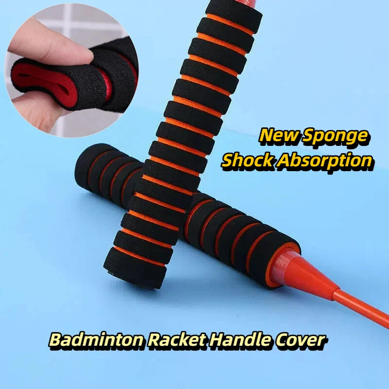 

Non Slip Sponge Handlebar Grip for Badminton Racket Anti-slip Sport Paddle Fitness Overgrip Tape Sweatband Badminton Racket Grip