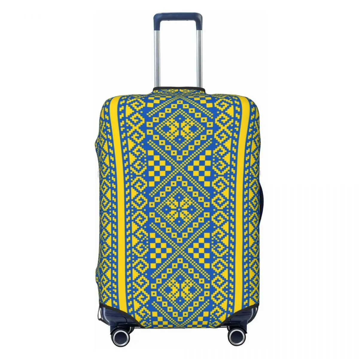 

Custom Ukraine Embroidery Travel Luggage Cover Dust Proof Ukraine Art Suitcase Cover Protector Fit 18-32 Inch
