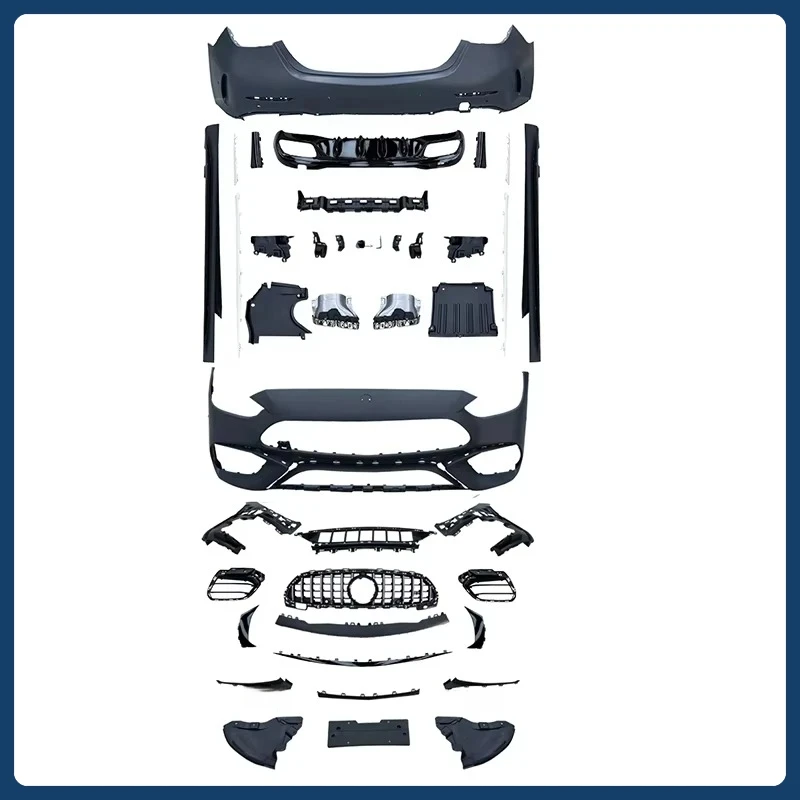 

New W206 C-Class Body Kit Upgrade to C63S Style Plastic Car Bumpers