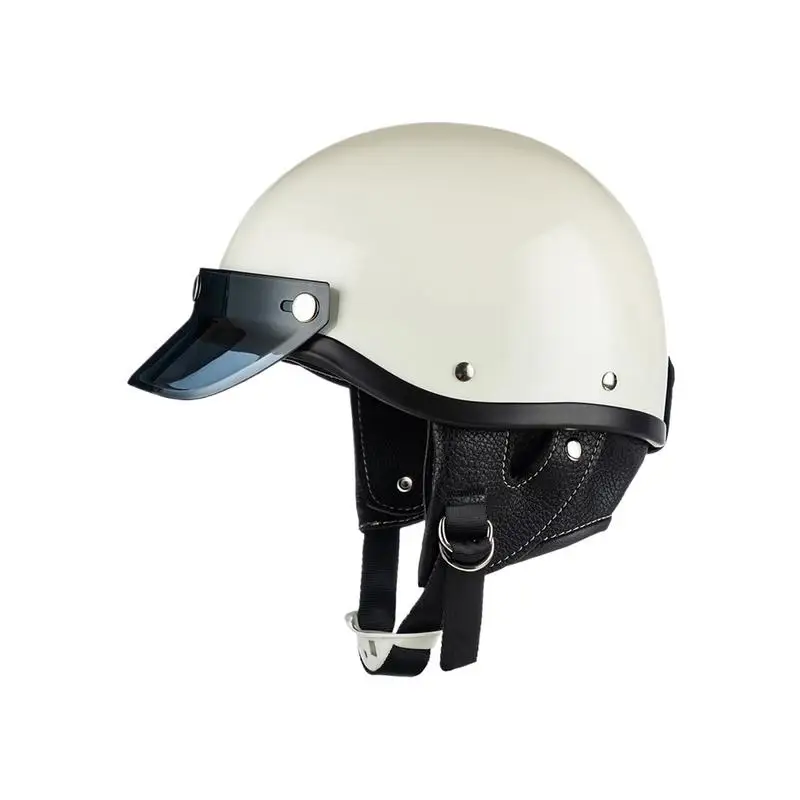 

Classic Half Face Motorcycle Helmet For Men Women Lightweight Scooter Summer Helmet For Cycling Bike Bicycle Motorcycle