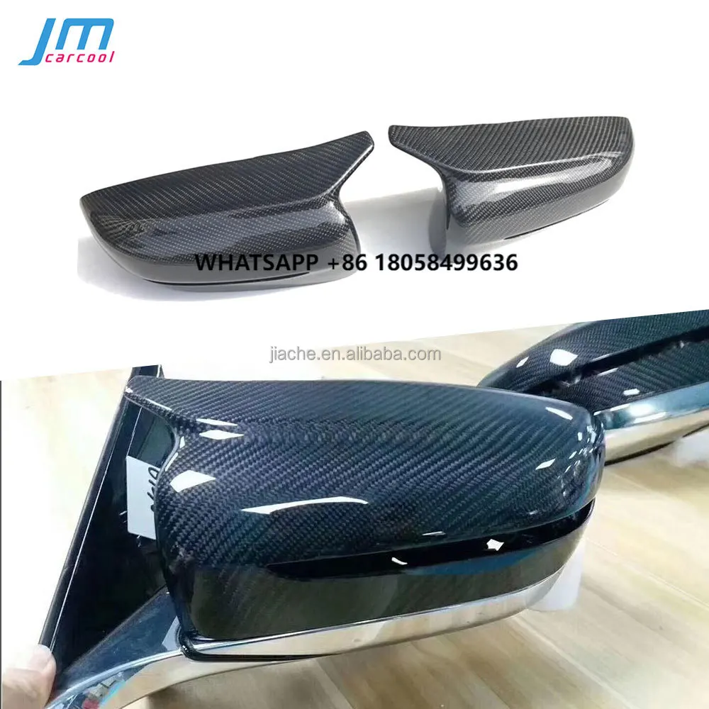 

Carbon Fiber Rearview Mirror Cover Caps for 5 Series G30 G38 6 Series GT G32 7 Series G11 G12 2017-2018 Replacement Style