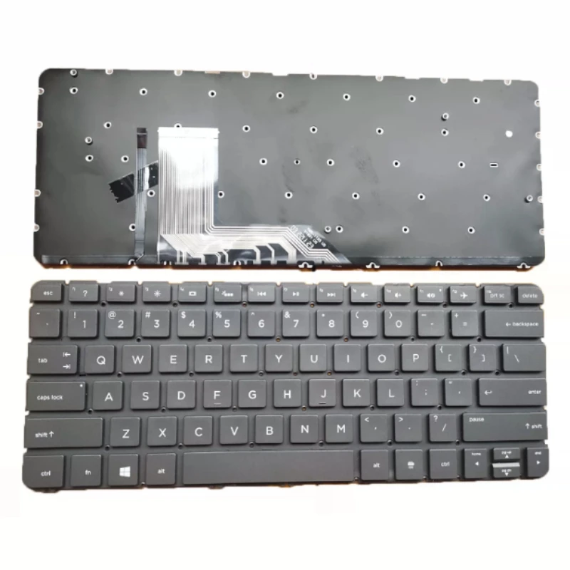 For HP Spectre X360 13-4000 13T-4001 13-Y TPN-Q157 Q21 US Laptop Keyboard Black Silver Brown With Backlight