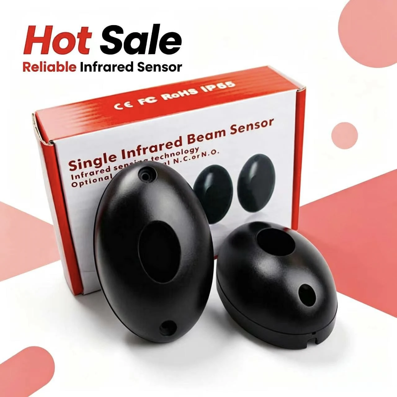 DC/AC12-24V infrared detector sensor IP55 Garage door and window safety 20CM distance infrared photocell