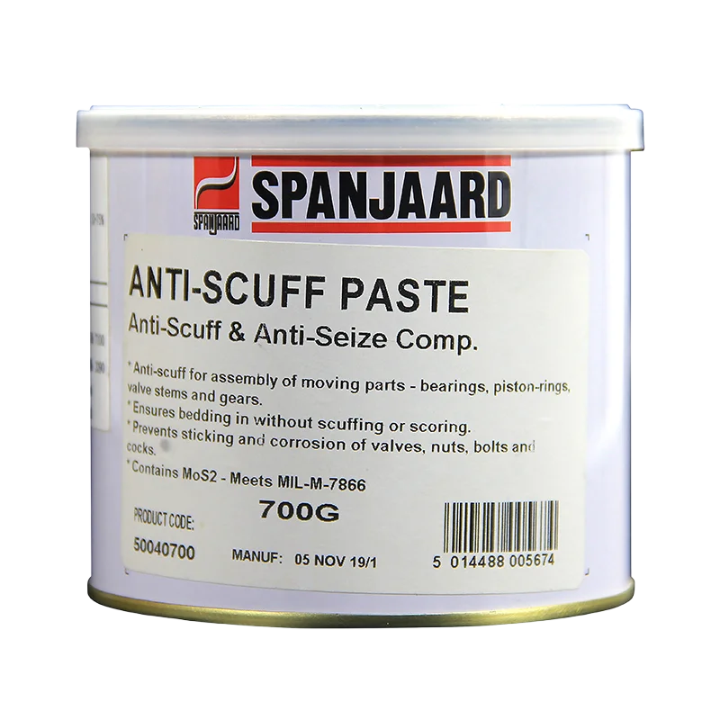 Original SPANJAARD ANTI SCUFF PASTE Anti Abrasion Extend the Service Life of Machinery Black 700G