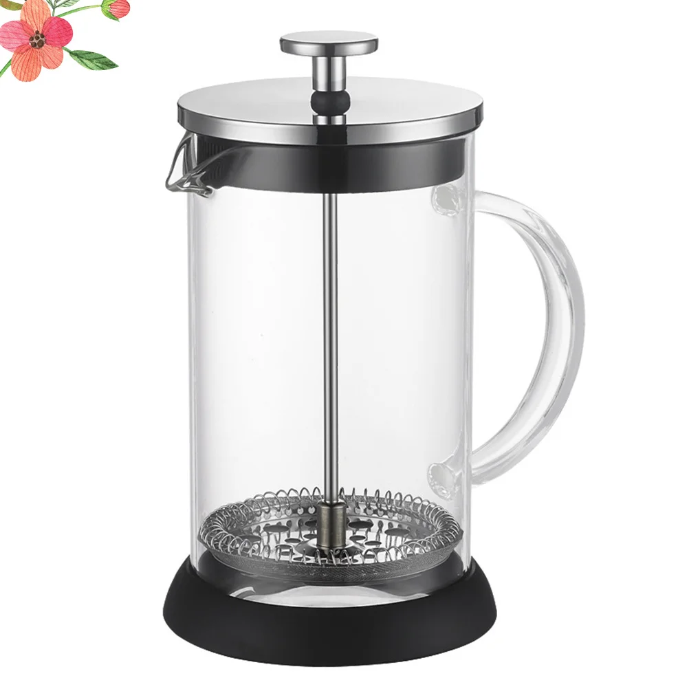 

1Pcs 1000Ml Coffee Filtration Teapot Stainless Steel Heat Resistant Pot for Tea Coffee Infuser Multi Function Modern Design