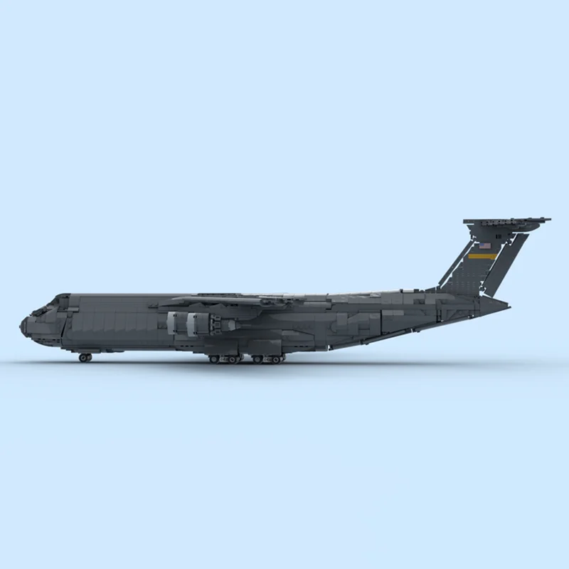 

Fighter Model Moc Building Bricks Modular C-5 Galaxy Model Technology Blocks Christmas DIY Toy Construction Gifts