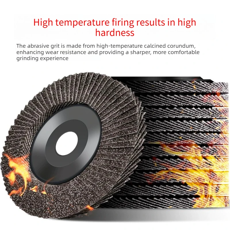 Louver Thickened Hundred Sheets Angle Grinder Grinding Louver Wheel Stainless Steel Metal Woodworking Embroidery Polishing Sheet